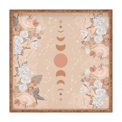 Iveta Abolina Aeris Coral Moon Square Tray