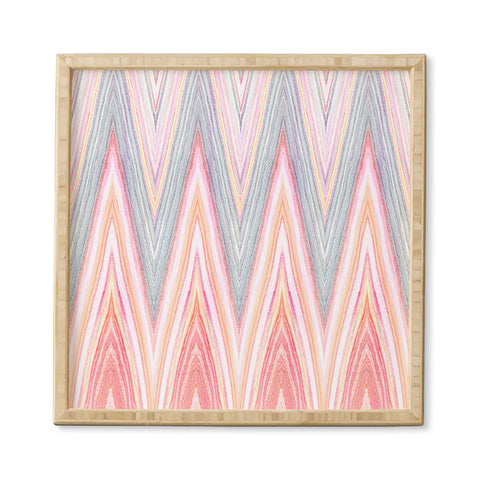 Iveta Abolina Agate Chevron Framed Wall Art