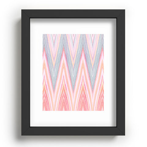 Iveta Abolina Agate Chevron Recessed Framing Rectangle
