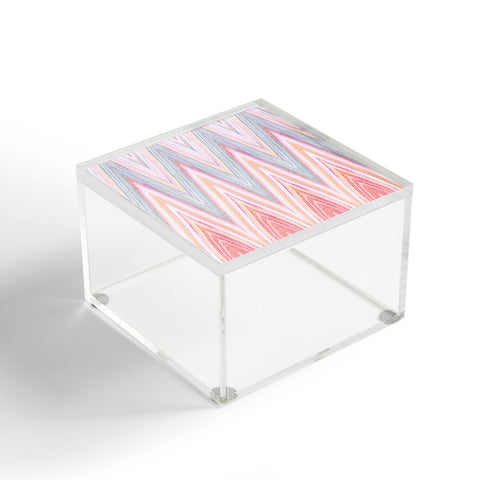Iveta Abolina Agate Chevron Acrylic Box