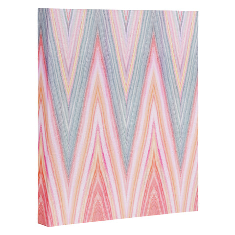Iveta Abolina Agate Chevron Art Canvas