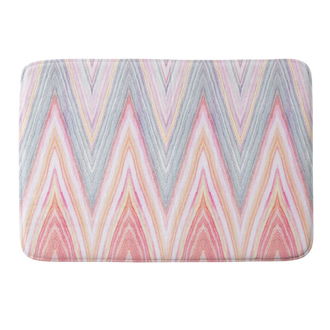 Iveta Abolina Agate Chevron Memory Foam Bath Mat