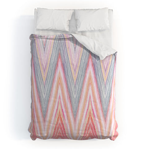 Iveta Abolina Agate Chevron Comforter