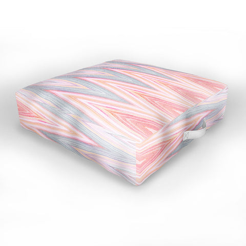 Iveta Abolina Agate Chevron Outdoor Floor Cushion