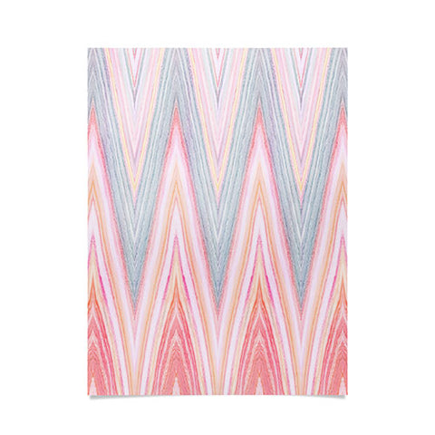 Iveta Abolina Agate Chevron Poster