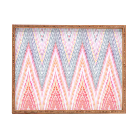 Iveta Abolina Agate Chevron Rectangular Tray
