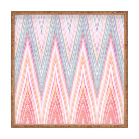 Iveta Abolina Agate Chevron Square Tray