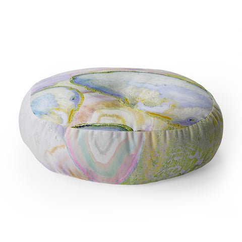 Iveta Abolina Agate Dreams I Floor Pillow Round