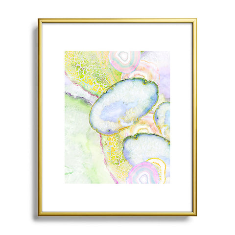 Iveta Abolina Agate Dreams I Metal Framed Art Print