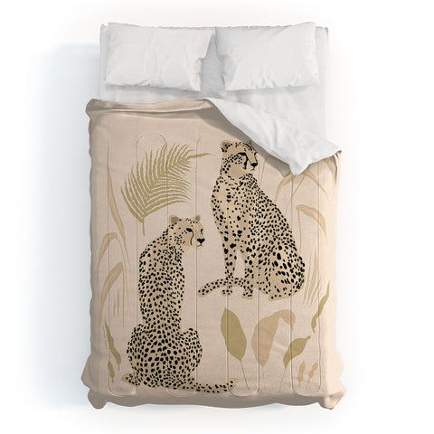 Iveta Abolina Aguirre Cheetahs Comforter