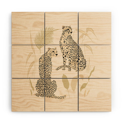 Iveta Abolina Aguirre Cheetahs Wood Wall Mural