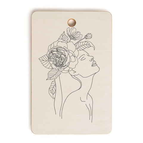 Iveta Abolina Alexandria Botany I Cutting Board Rectangle