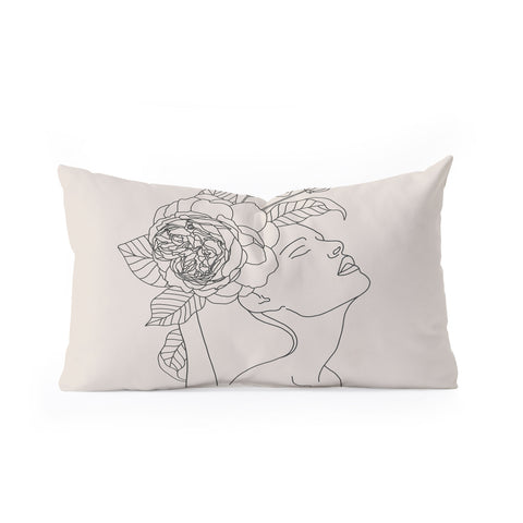 Iveta Abolina Alexandria Botany I Oblong Throw Pillow