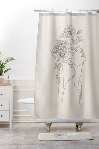 Iveta Abolina Alexandria Botany I Shower Curtain And Mat