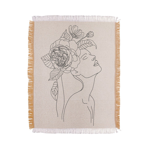 Iveta Abolina Alexandria Botany I Throw Blanket