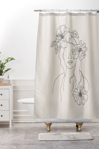 Iveta Abolina Alexandria Botany II Shower Curtain And Mat