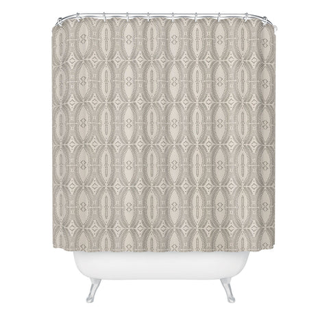 Iveta Abolina Alfonso Beige Shower Curtain