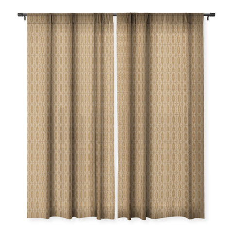 Iveta Abolina Alfonso Rust Sheer Window Curtain