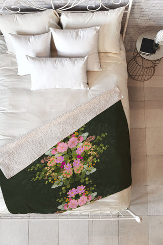 Iveta Abolina Allete Night Fleece Throw Blanket