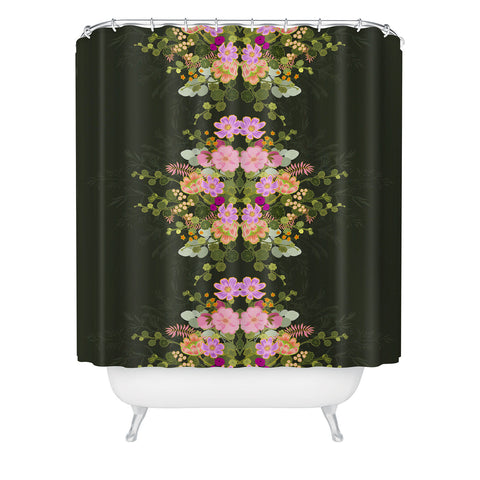 Iveta Abolina Allete Night Shower Curtain