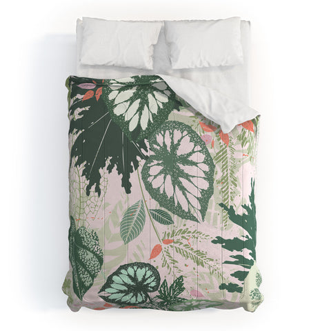 Iveta Abolina Alocasia Garden Green Comforter