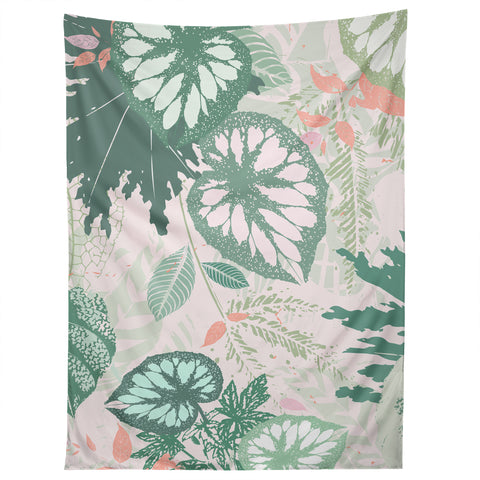Iveta Abolina Alocasia Garden Green Tapestry