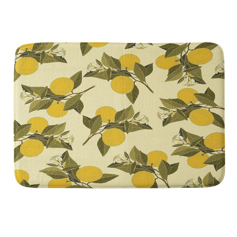 Iveta Abolina Alodie Lemons Memory Foam Bath Mat