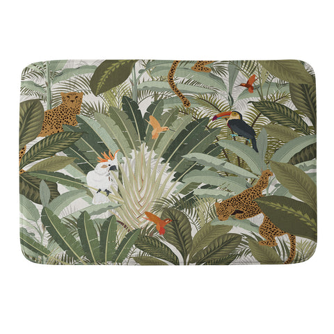 Iveta Abolina Amazon Palm Memory Foam Bath Mat