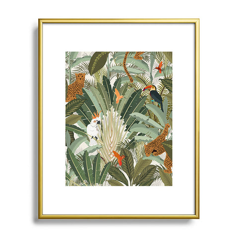 Iveta Abolina Amazon Palm Metal Framed Art Print