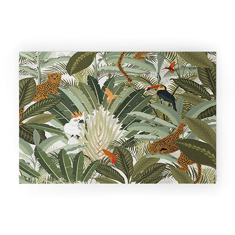 Iveta Abolina Amazon Palm Welcome Mat