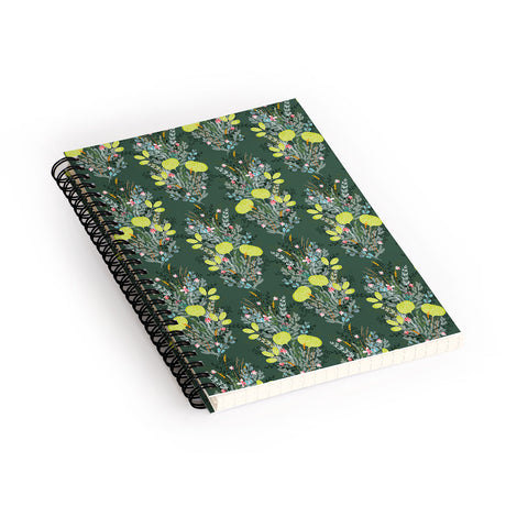 Iveta Abolina Amelia Garden Spiral Notebook
