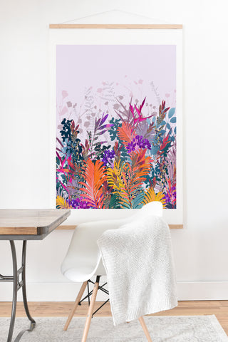 Iveta Abolina Anabelle Lilac Art Print And Hanger