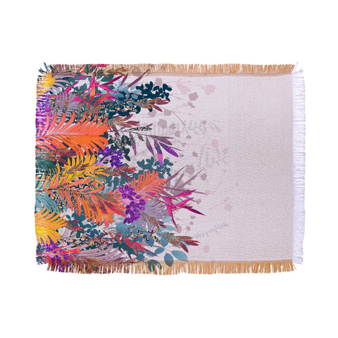 Iveta Abolina Anabelle Lilac Throw Blanket