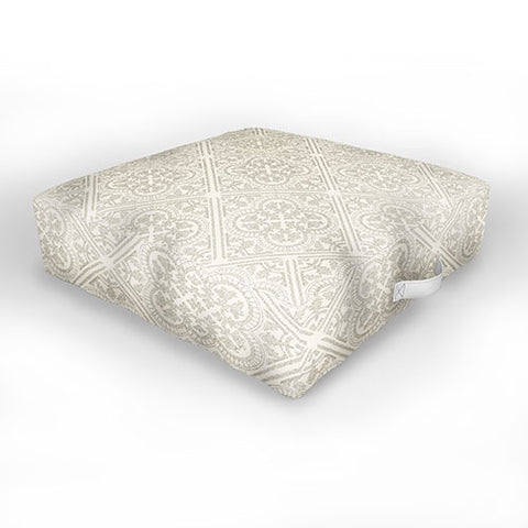 Iveta Abolina Anissa Cream Outdoor Floor Cushion