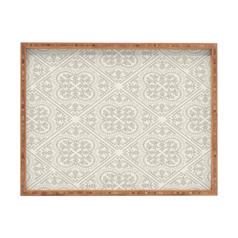 Iveta Abolina Anissa Cream Rectangular Tray