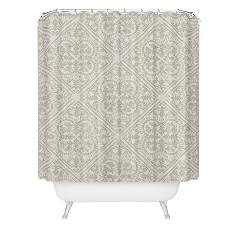 Iveta Abolina Anissa Cream Shower Curtain