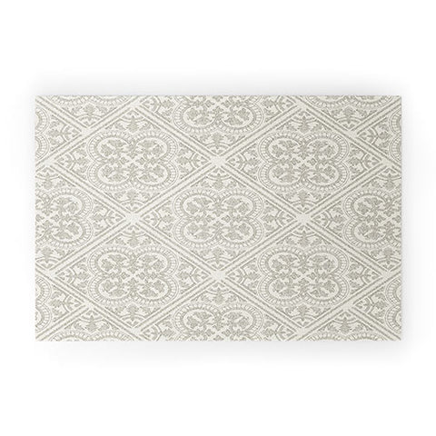 Iveta Abolina Anissa Cream Welcome Mat