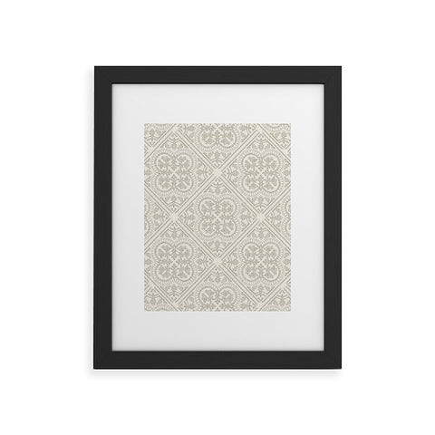 Iveta Abolina Anissa Cream Framed Art Print