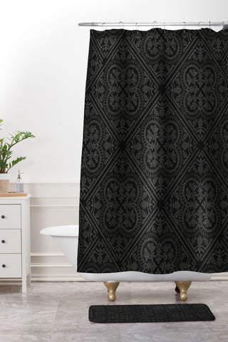 Iveta Abolina Anissa Night Shower Curtain And Mat