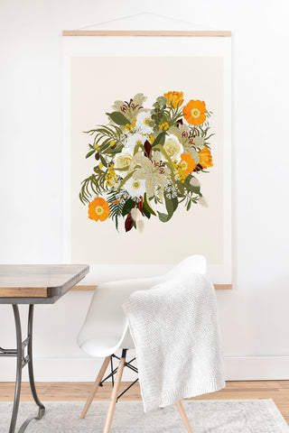 Iveta Abolina Annalise Cream Art Print And Hanger