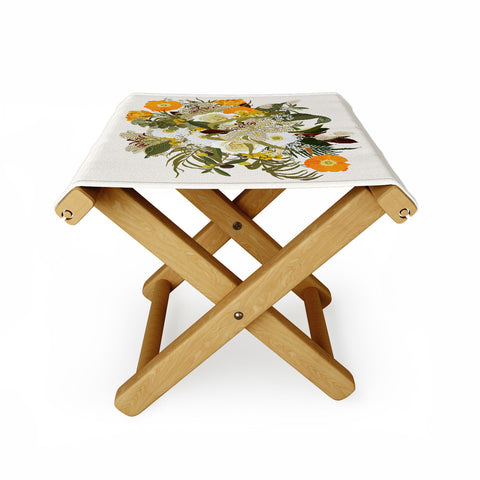 Iveta Abolina Annalise Cream Folding Stool