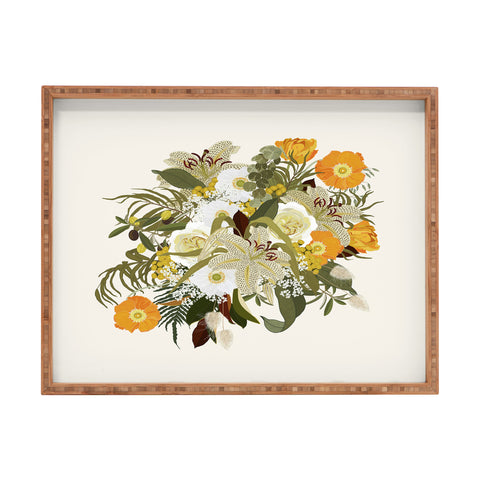 Iveta Abolina Annalise Cream Rectangular Tray