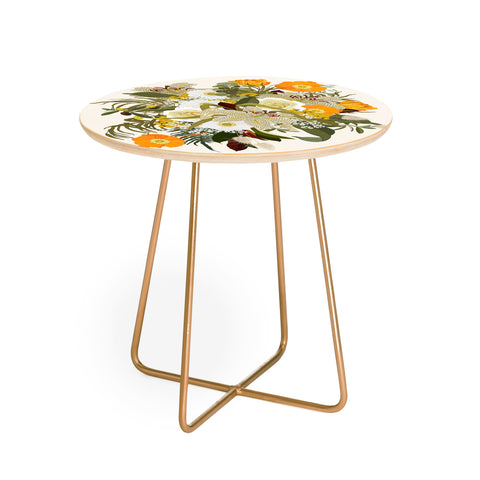 Iveta Abolina Annalise Cream Round Side Table