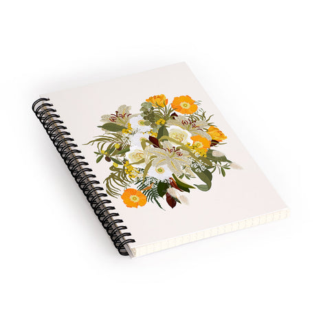 Iveta Abolina Annalise Cream Spiral Notebook