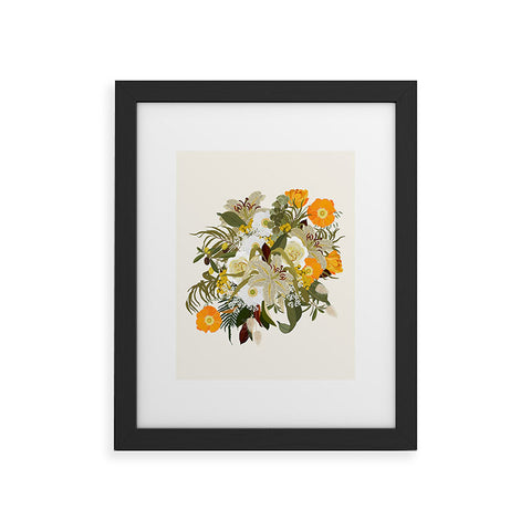 Iveta Abolina Annalise Cream Framed Art Print