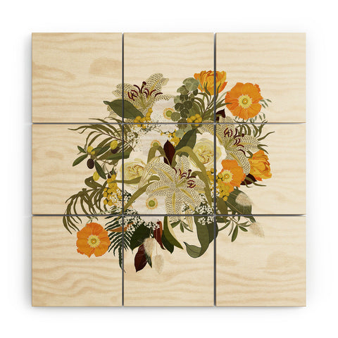 Iveta Abolina Annalise Cream Wood Wall Mural