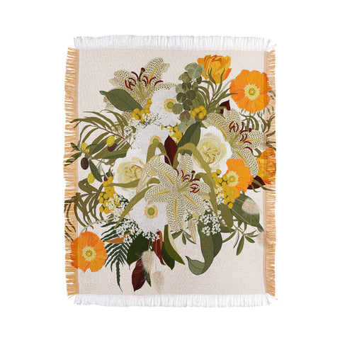 Iveta Abolina Annalise Cream Throw Blanket