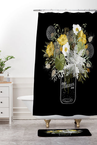 Iveta Abolina Annette Spring Shower Curtain And Mat