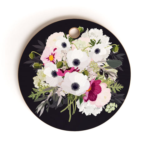 Iveta Abolina Antoinette Night Cutting Board Round