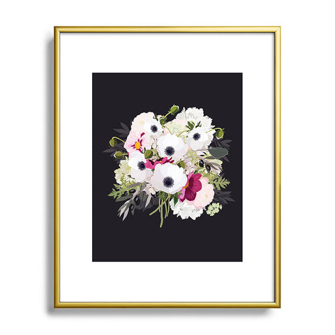 Iveta Abolina Antoinette Night Metal Framed Art Print